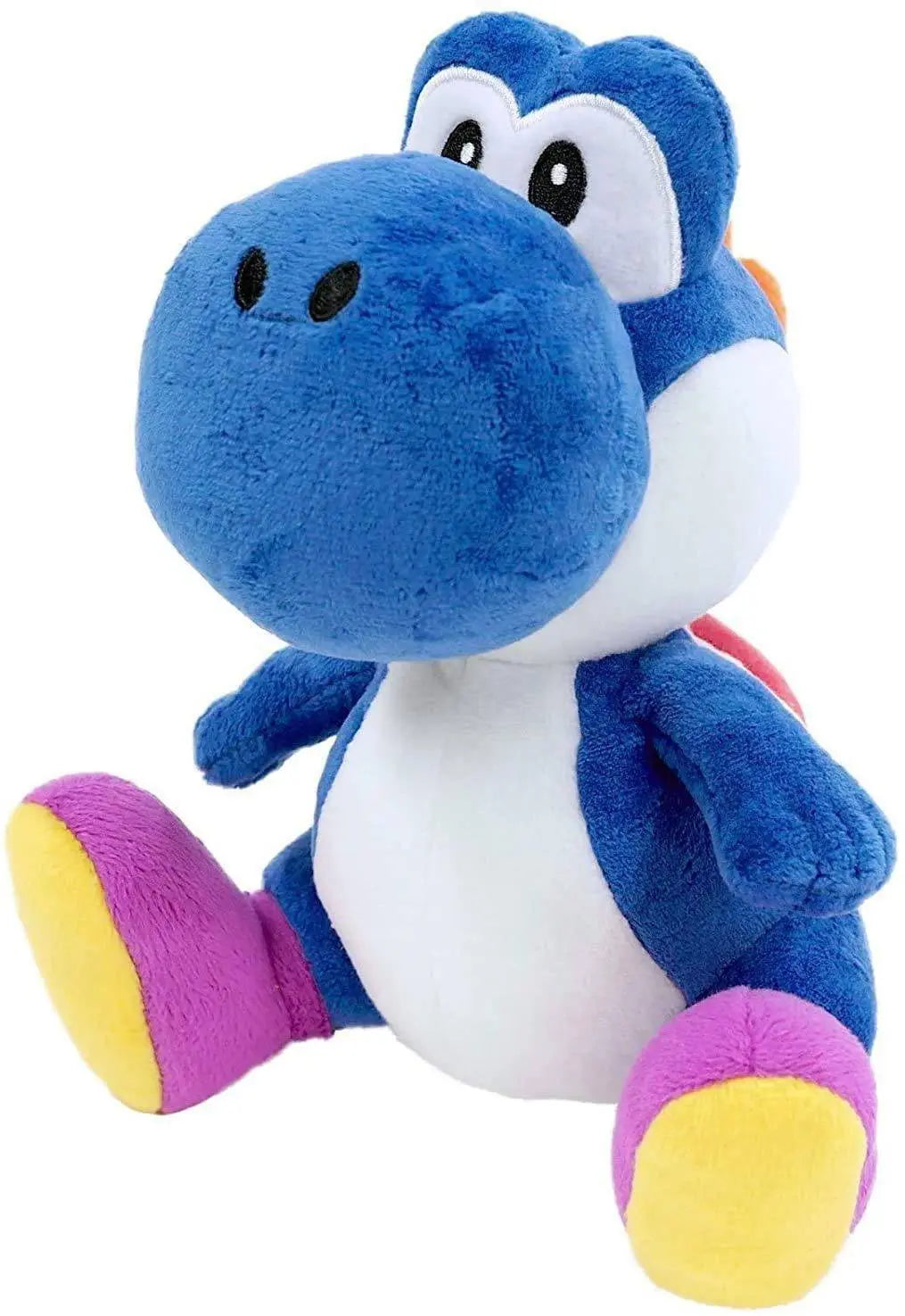 Little Buddy Super Mario Bros All Star Collection Dark Blue Yoshi Stuffed Plush, 7" King Gaming