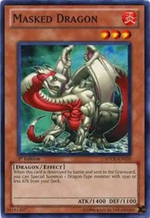 Masked Dragon - Common - Yu-Gi-Oh King Gaming