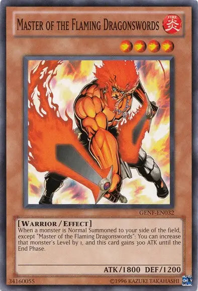 Master Of The Flaming Dragonsword - Condition - Yu-Gi-Oh King Gaming