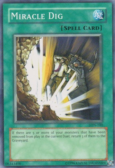 Miracle Dig - Common - Yu-Gi-Oh King Gaming