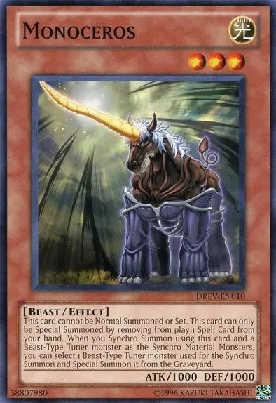 Monoceros - Common - Yu-Gi-Oh King Gaming