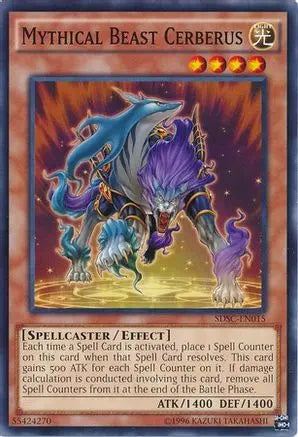 Mythical Beast Cerberus - Common - Yu-Gi-Oh King Gaming