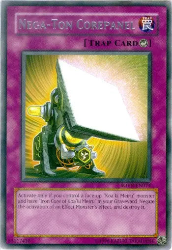 Nega-Ton Corepanel - Rare - Yu-Gi-Oh King Gaming