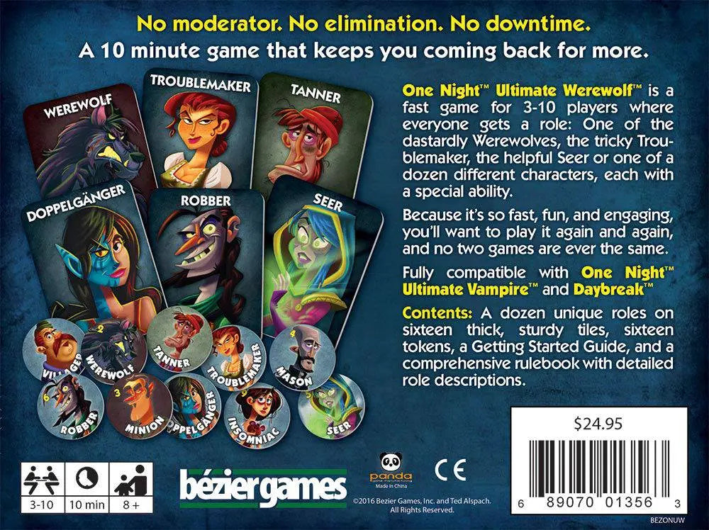 One Night Ultimate Werewolf King Gaming