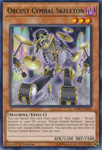Orcust Cymbal Skeleton - Rare - Yu-Gi-Oh King Gaming