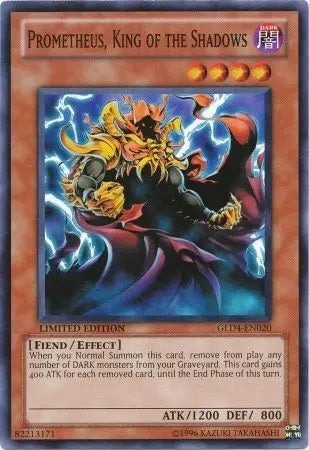 Prometheus, King Of The Shadows - Common - Yu-Gi-Oh King Gaming