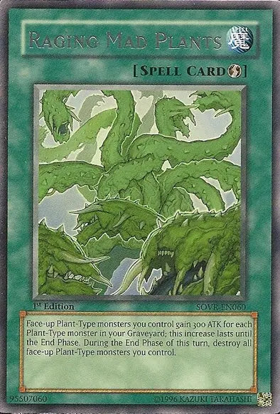 Raging Mad Plants - Rare - Yu-Gi-Oh King Gaming