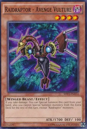 Raidraptor - Avenge Vulture - Common - Yu-Gi-Oh King Gaming