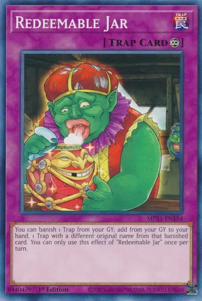Redeemable Jar - Common - Yu-Gi-Oh King Gaming