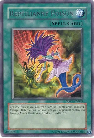 Reptilianne Poison - Rare - Yu-Gi-Oh King Gaming