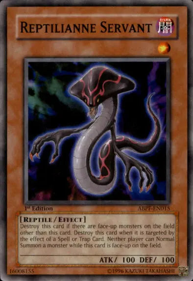 Reptilianne Servant - Common - Yu-Gi-Oh King Gaming