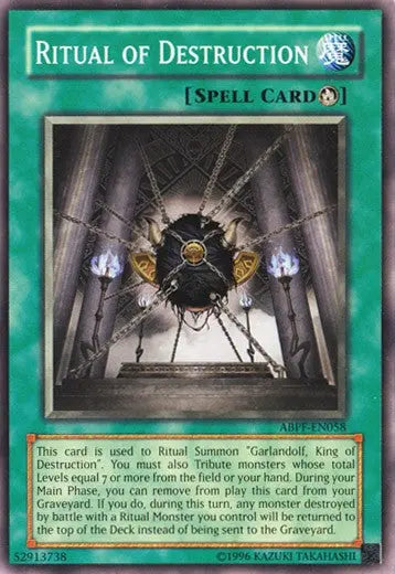 Ritual Of Destruction - Common - Yu-Gi-Oh King Gaming