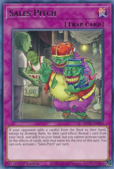 Sales Pitch - Rare - Yu-Gi-Oh King Gaming