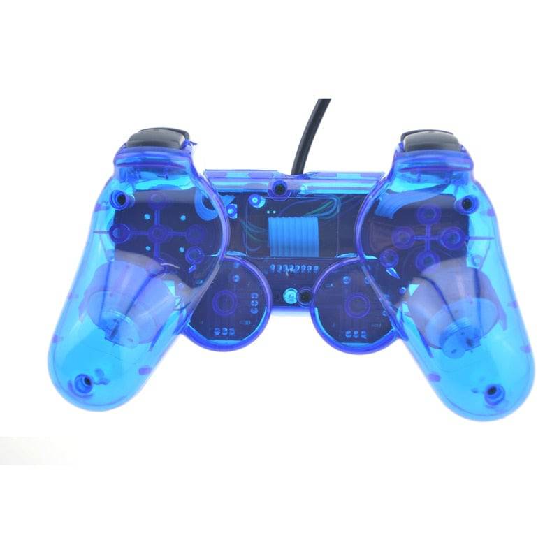 For Sony PS2 Game Controller Dual Vibration Digital Joypad Wired Connection Anti-slip Gamepad For Playstation 2 Gaming Console King Gaming