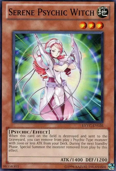 Serene Psychic Witch - Common - Yu-Gi-Oh King Gaming