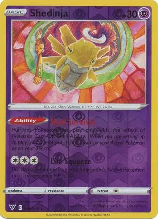 Shedinja 66/185 - Rare - Reverse Holo King Gaming