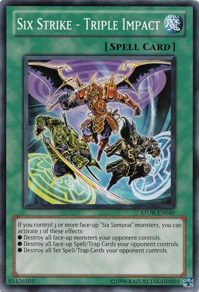 Six Strike - Triple Impact - Common - Yu-Gi-Oh King Gaming