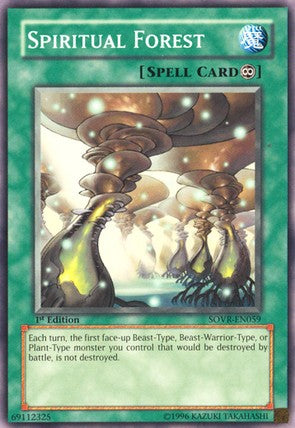 Spiritual Forest - Common - Yu-Gi-Oh King Gaming