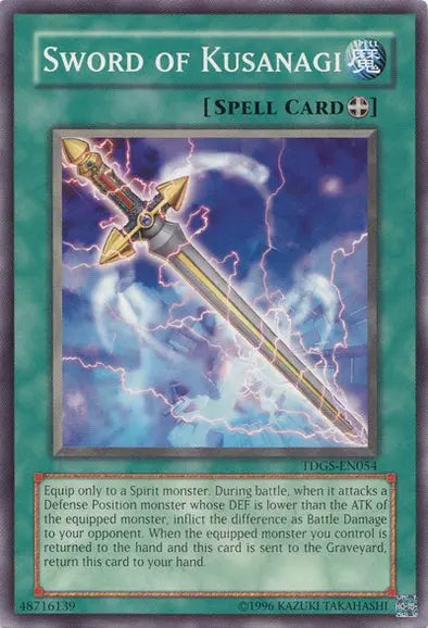Sword Of Kusanagi - Common - Yu-Gi-Oh King Gaming