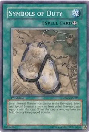 Symbols Of Duty - Common - Yu-Gi-Oh King Gaming