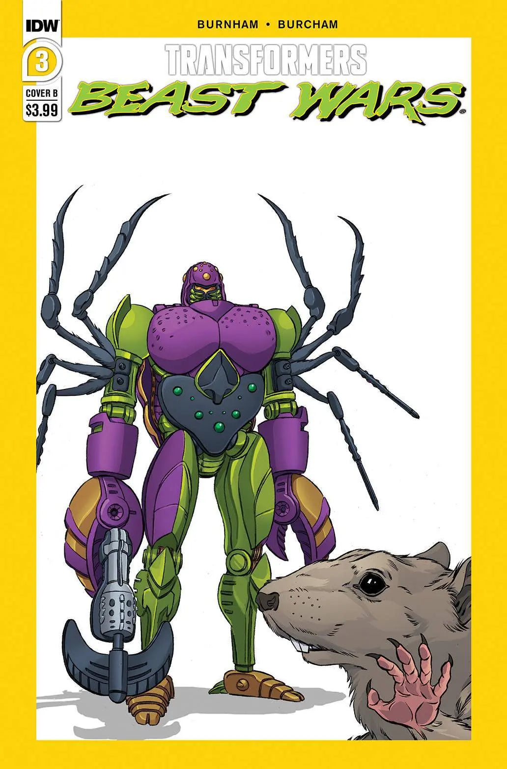Transformers Beast Wars #3 CVR B DAN Schoening King Gaming