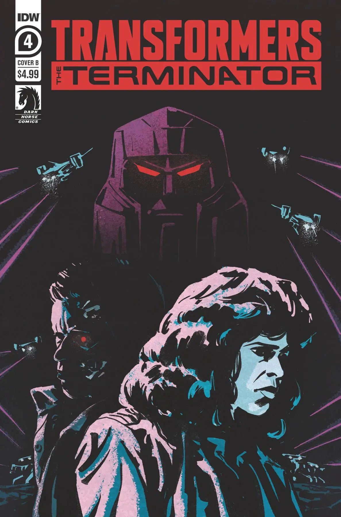 Transformers Vs Terminator #4 (OF 4) Cvr A Fullerton King Gaming