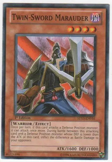 Twin-Sword Marauder - Common - Yu-Gi-Oh King Gaming