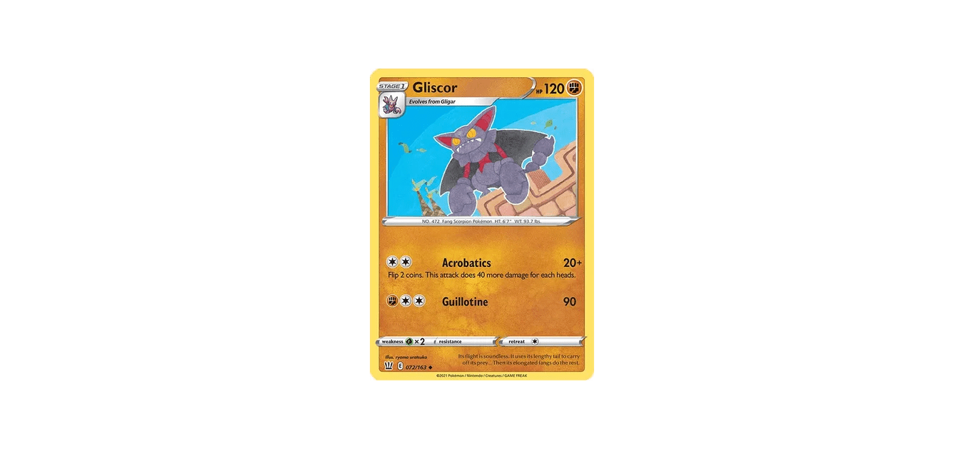 Gliscor - 72/163 - NM Uncommon King Gaming
