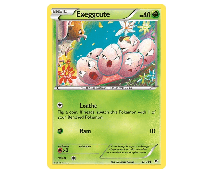 Exeggcute - 1/108 - NM Common King Gaming