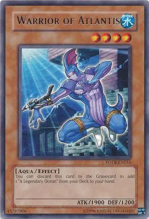 Warrior Of Atlantis - Rare - Yu-Gi-Oh King Gaming