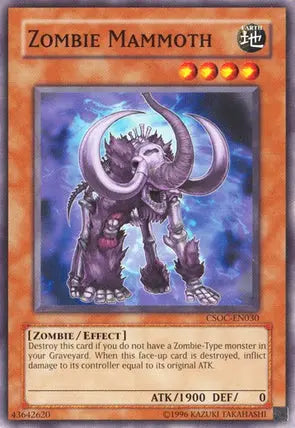 Zombie Mammoth - Common - Yu-Gi-Oh King Gaming