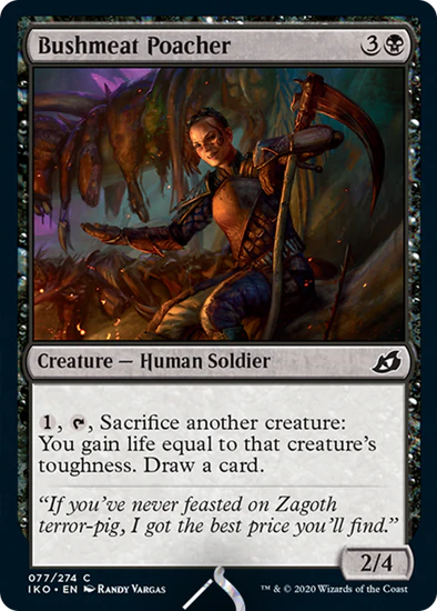 Bushmeat Poacher - C #77 King Gaming