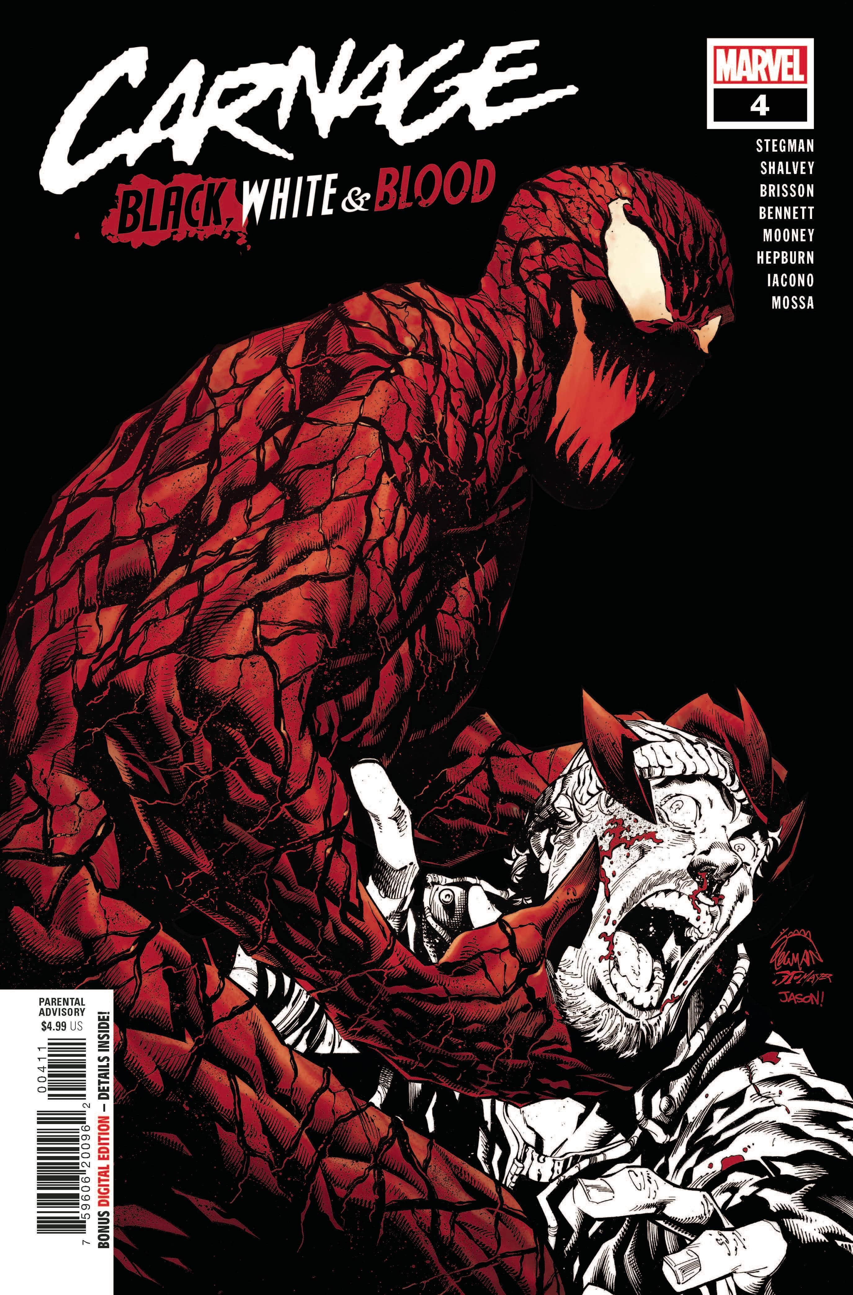 Carnage Black White & Blood #4 (OF 4) King Gaming