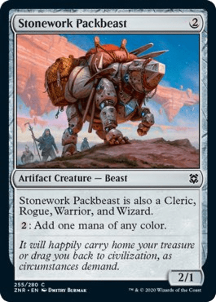 Stonework Packbeast - NM - C #255 King Gaming
