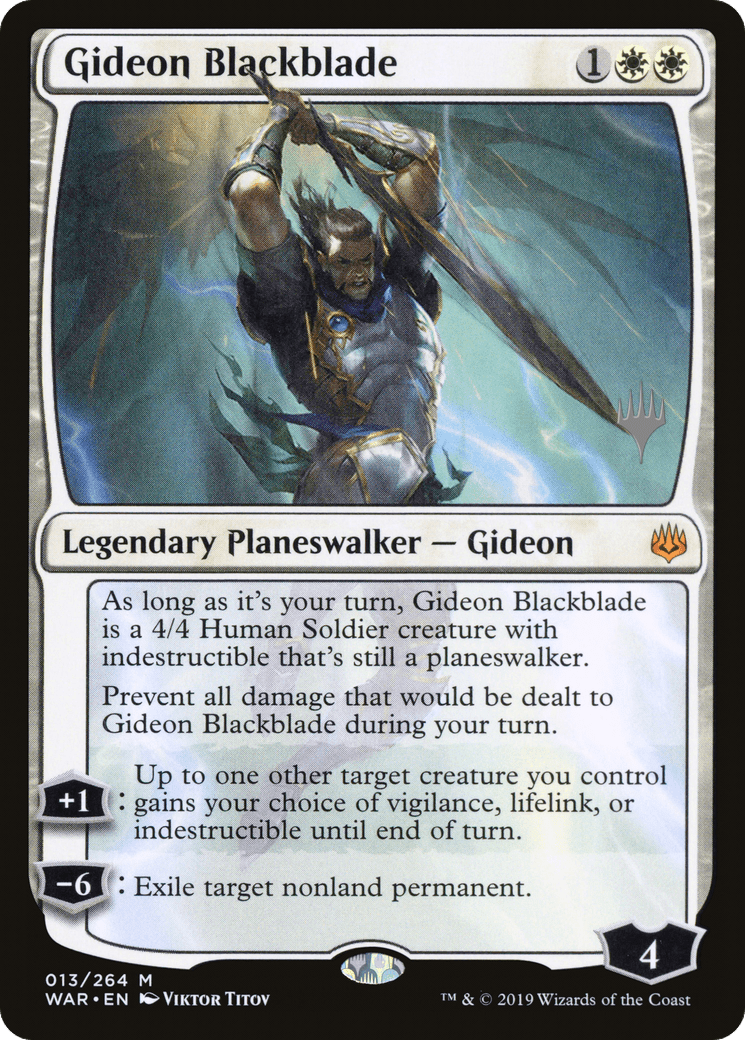 Gideon Blackblade - NM, M King Gaming