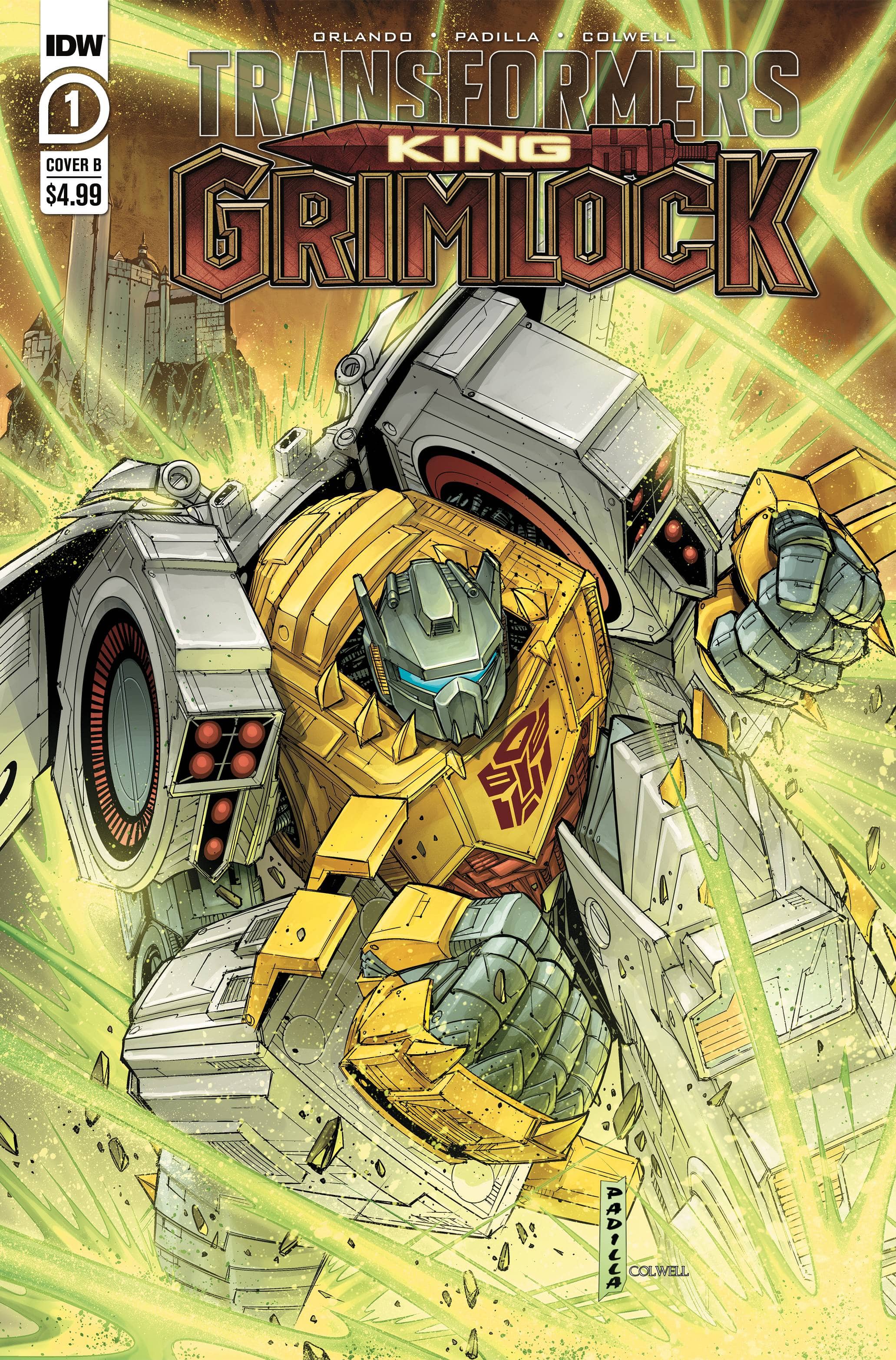 Transformers King Grimlock #1 (OF 5) CVR B Padilla King Gaming