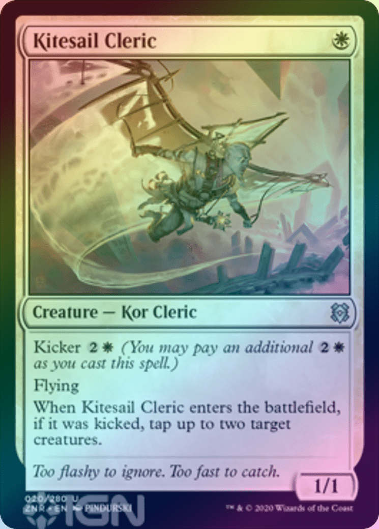 Kitesail Cleric - NM Foil - U King Gaming