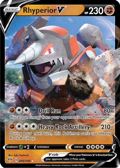 Rhyperior V - NM - Ultra Rare King Gaming