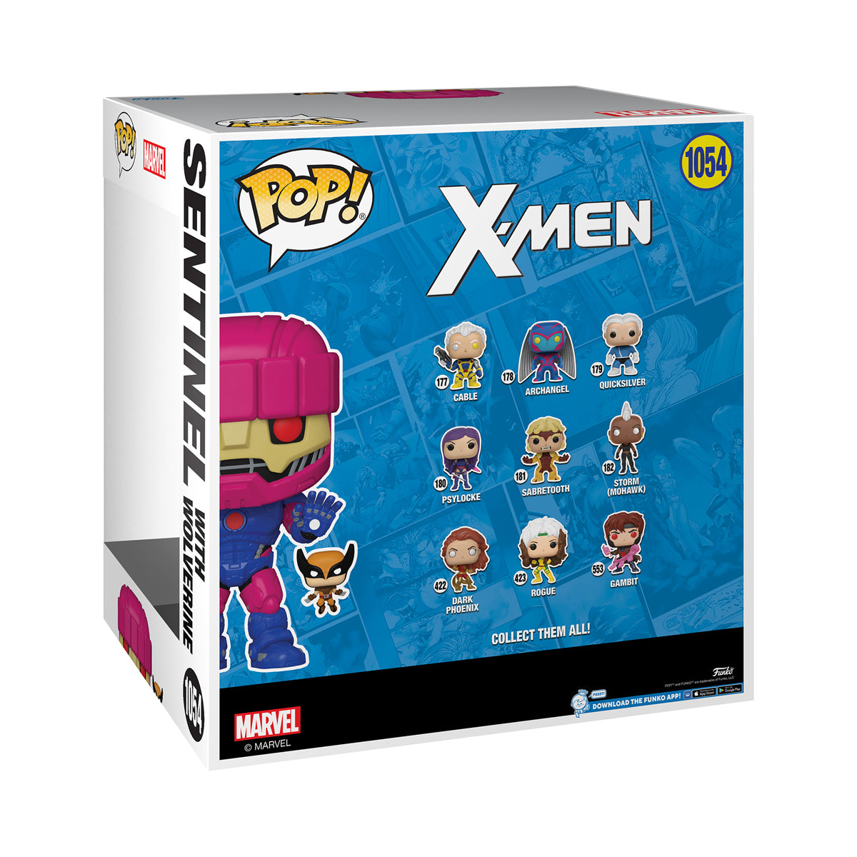 POP JUMBO X-MEN SENTINEL & WOLVERINE W/CHASE PX VIN FIG - King Gaming