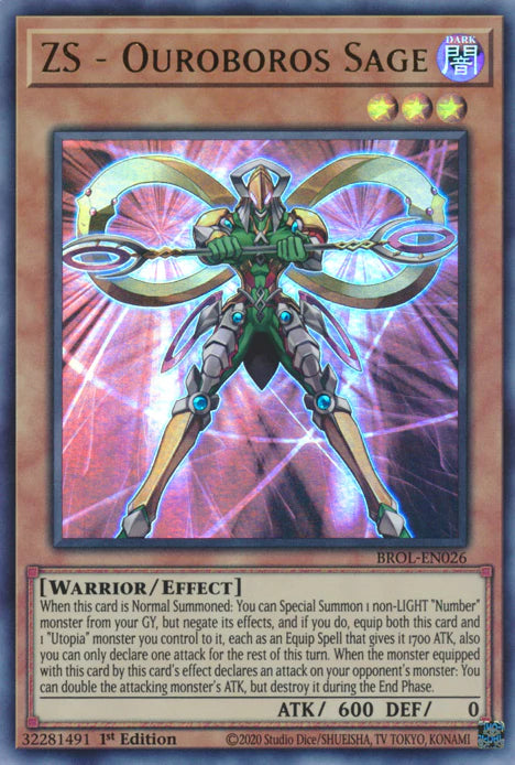 ZS - Ouroboros Sage - Ultra Rare - Yu-Gi-Oh King Gaming