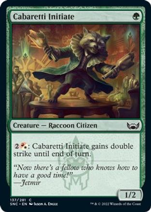 Cabaretti Initiate - #137 - C - King Gaming 