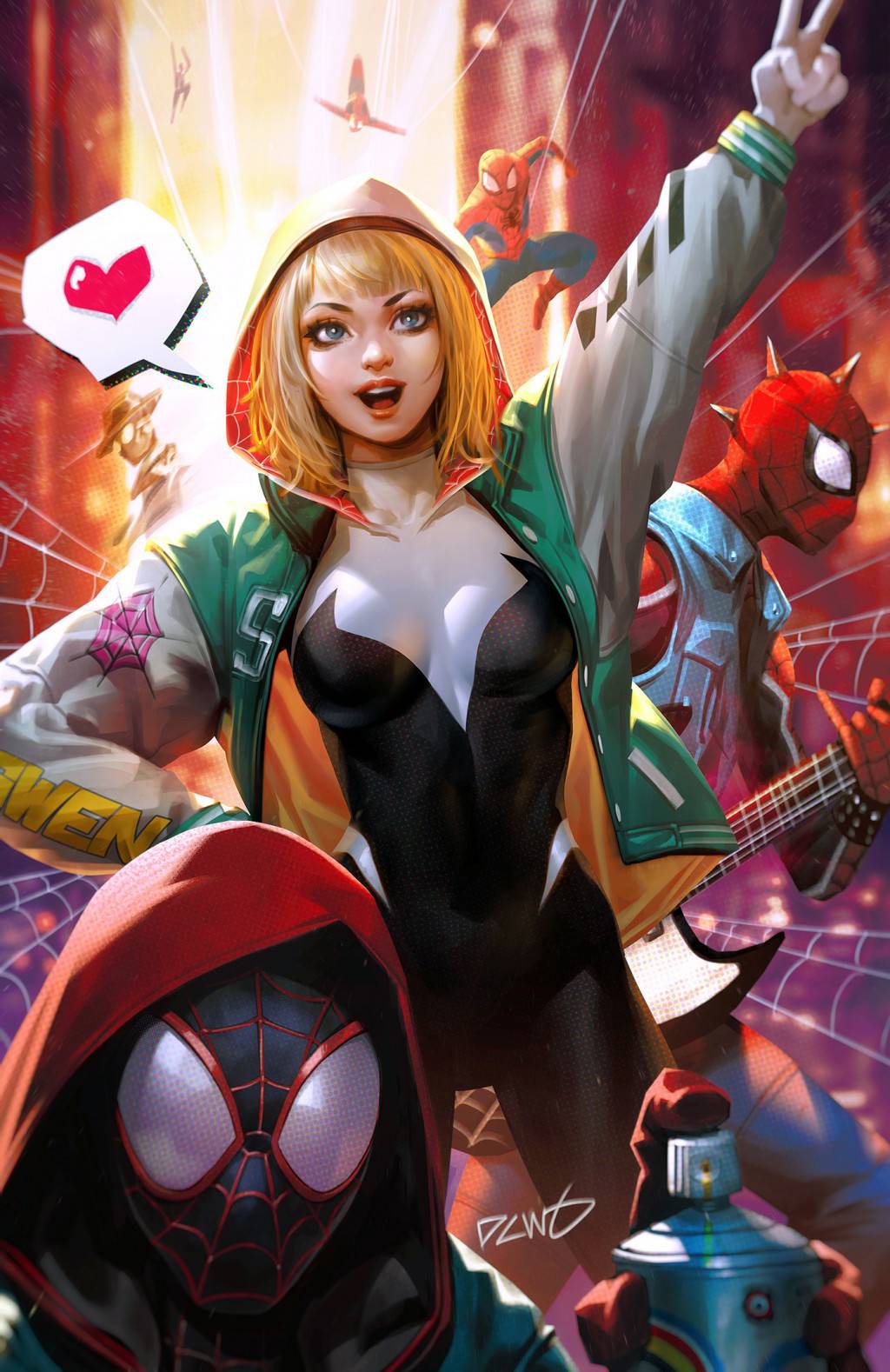 EDGE OF SPIDER-VERSE #1 100 COPY CHEW SPIDER-GWEN - Geeked Out Goods
