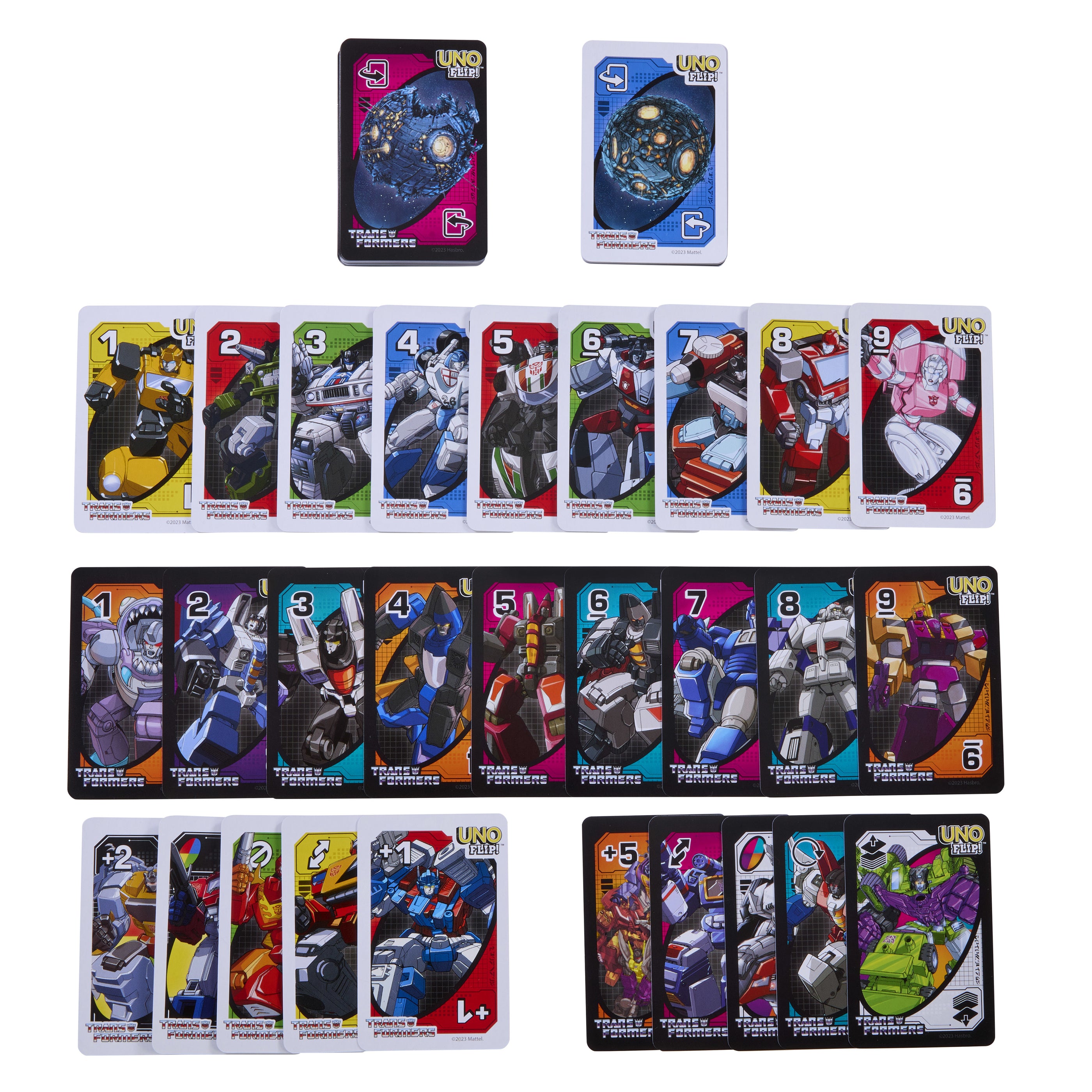 UNO FLIP TRANSFORMERS CARD GAME - King Gaming 