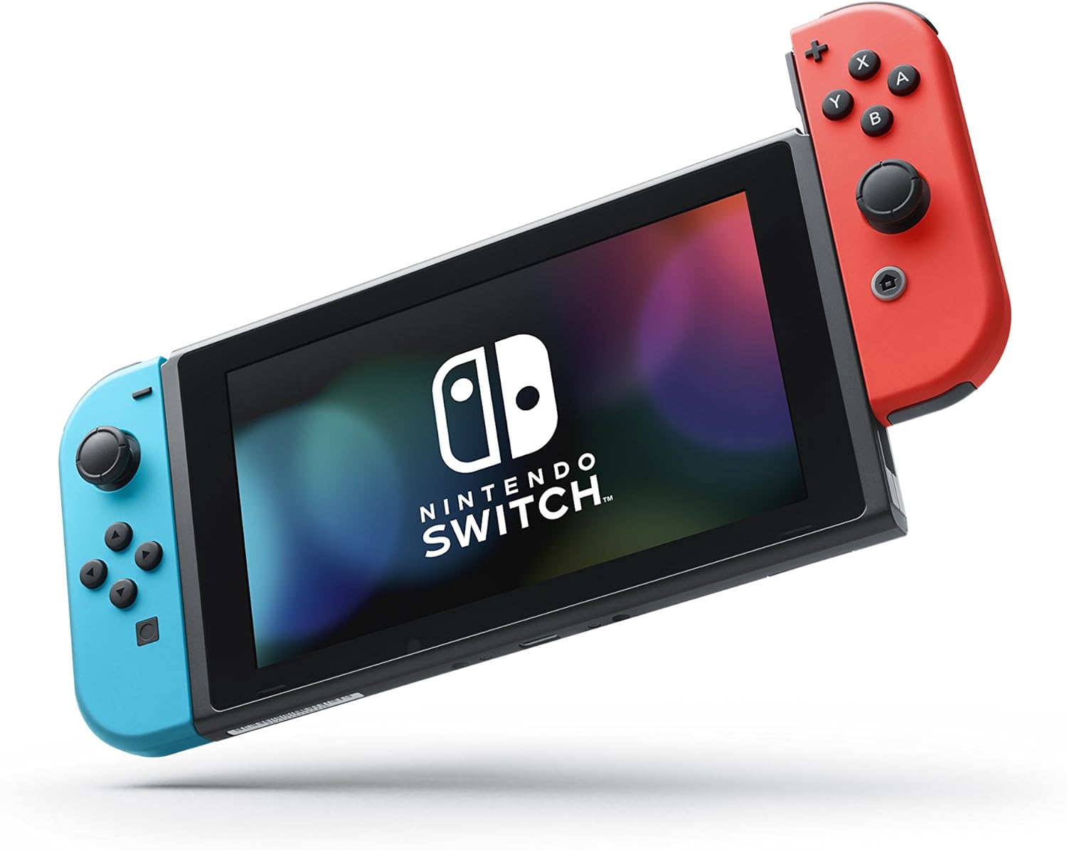 Nintendo Switch™ with Neon Blue and Neon Red Joy‑Con™ - Nintendo Switch Neon Edition - Geeked Out Goods