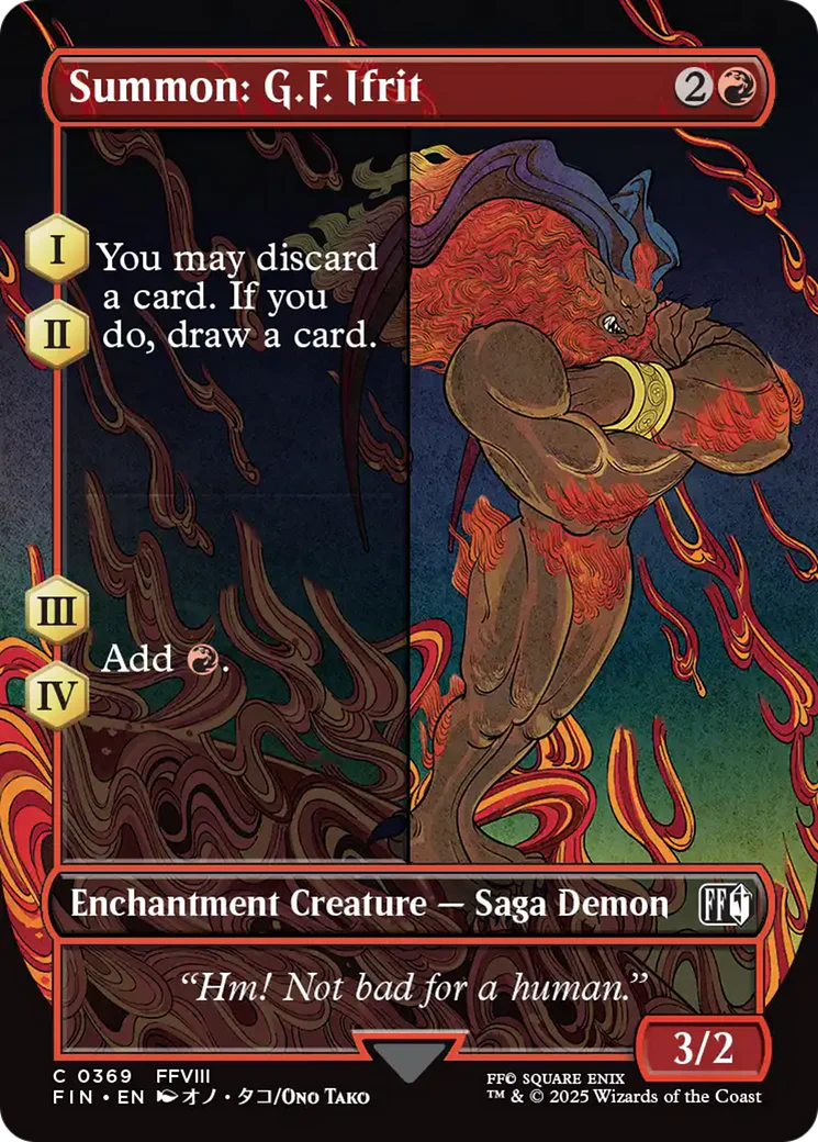 Summon: G.F. Ifrit - Borderless (FIN) - Geeked Out Goods