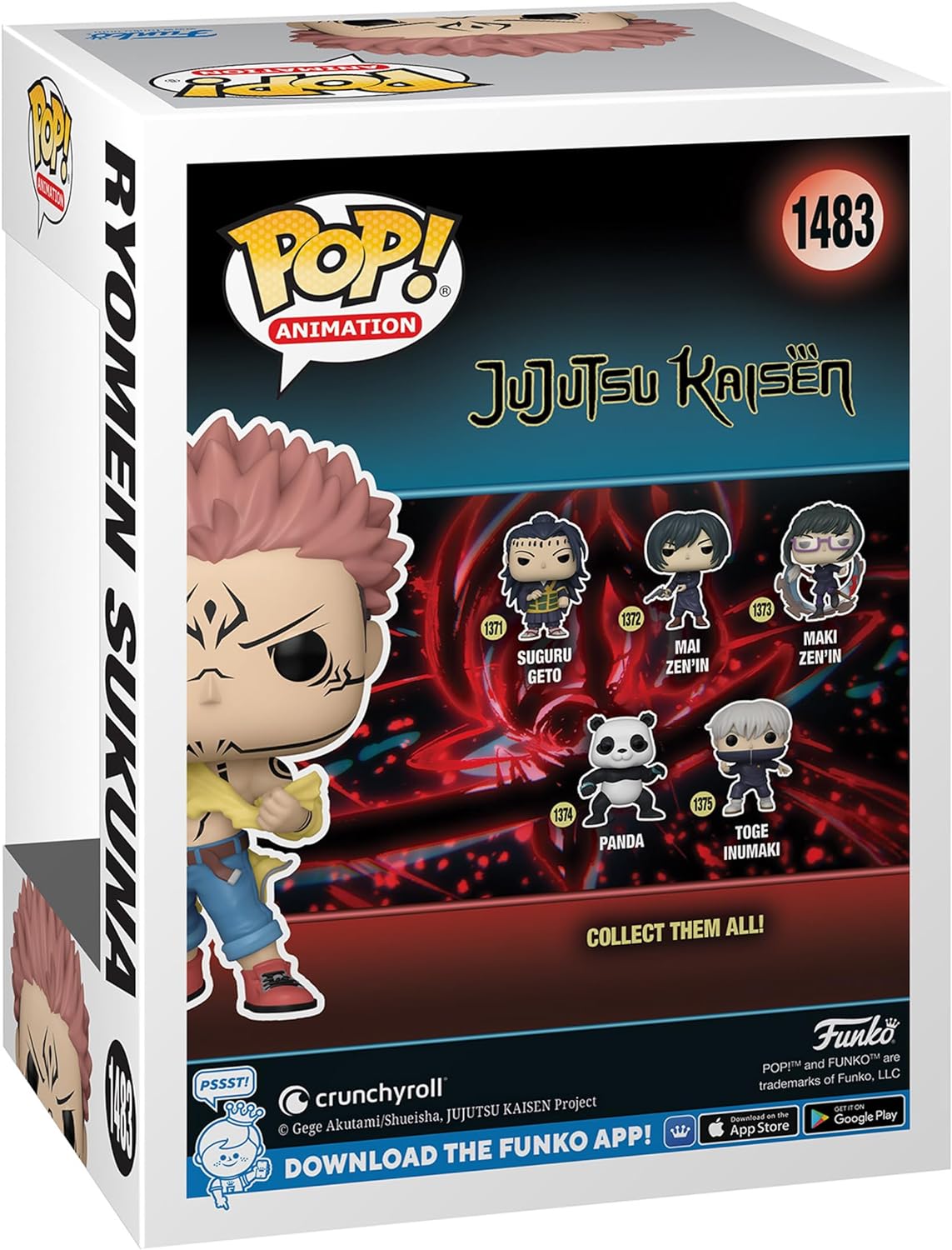Funko Pop! Animation: Jujutsu Kaisen - Sukuna Tearing Shirt - King Gaming 