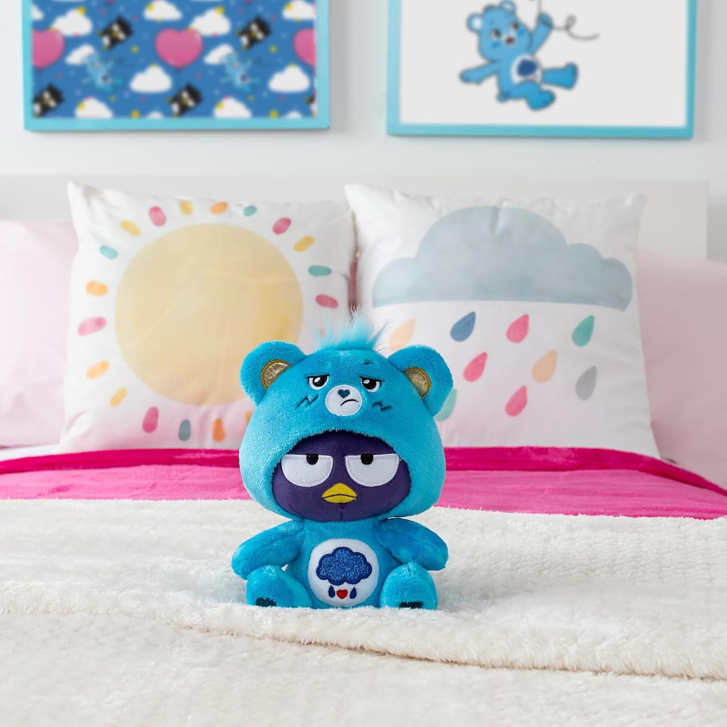 Care Bears - Badtz-Maru Dressed As Grumpy Bear 8" Fun-Size Plush - King Gaming 