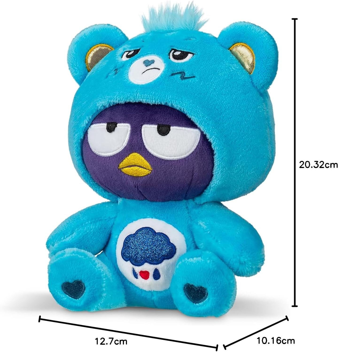 Care Bears - Badtz-Maru Dressed As Grumpy Bear 8" Fun-Size Plush - King Gaming 