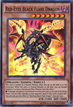 Red-Eyes Black Flare Dragon - Super Rare - King Gaming 