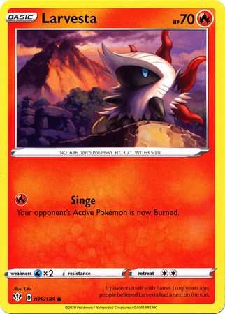 Larvesta - 29/189 - Common - King Gaming 